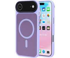 Mobiparts Mobiparts Hardcover voor iPhone - Satin Lila - MagSafe Compatibel