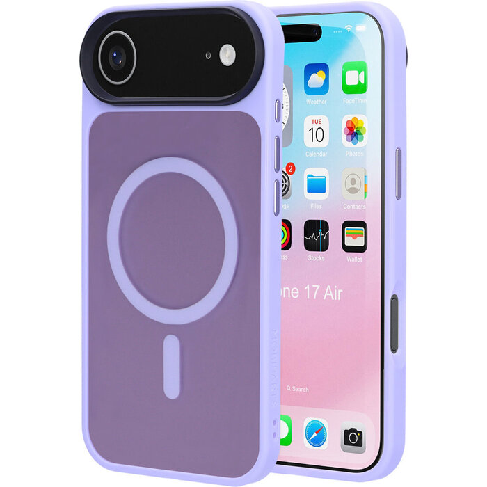 Mobiparts Mobiparts Hardcover voor iPhone Air - Satin Lila - MagSafe Compatibel
