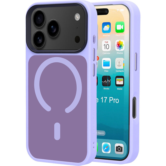 Mobiparts Mobiparts Hardcover Apple iPhone 17 Pro Satin Lila (Magsafe Compatible)