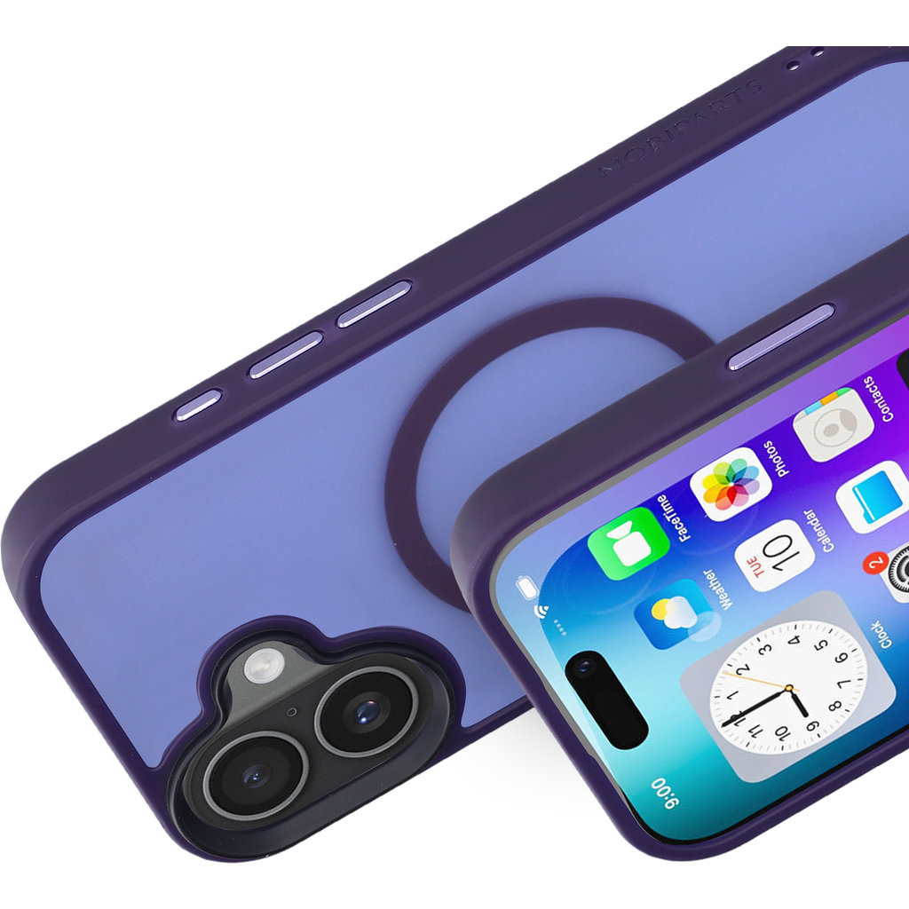 Mobiparts Mobiparts Hardcover iPhone 17 - Satin Purple (MagSafe)