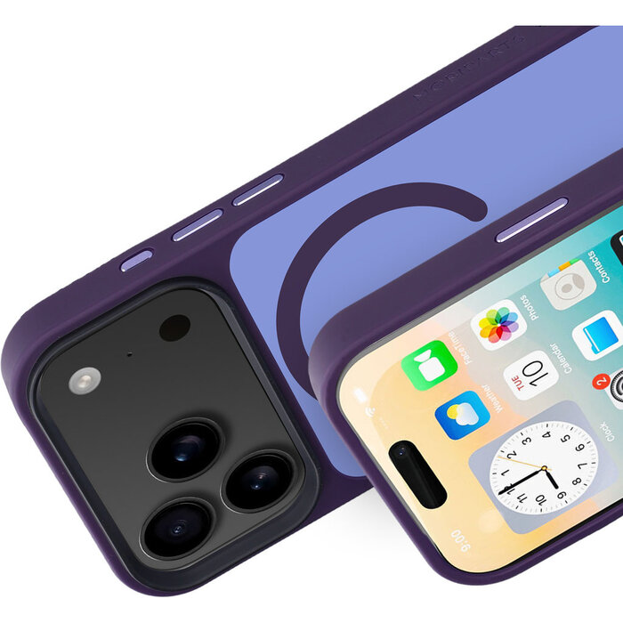 Mobiparts Mobiparts MagSafe Hardcover voor Apple iPhone 17 Pro - Satin Purple
