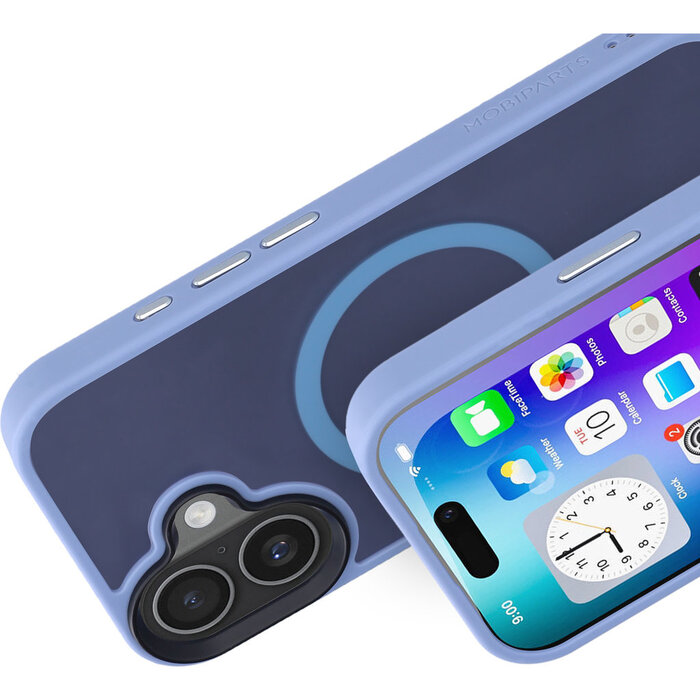 Mobiparts Mobiparts Hardcover Apple iPhone 17 Satin Light Blue(Magsafe Compatible)