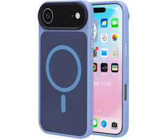Mobiparts Mobiparts Hardcover Air Satin iPhone Hoesje - MagSafe - Lichtblauw