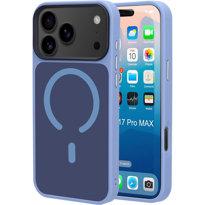 Mobiparts Mobiparts Hardcover Apple iPhone 17 Pro Max Satin Light Blue (Magsafe Compatible)