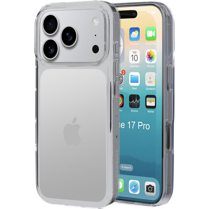 Mobiparts Mobiparts Classic Hardcover voor iPhone 17 Pro - Transparant
