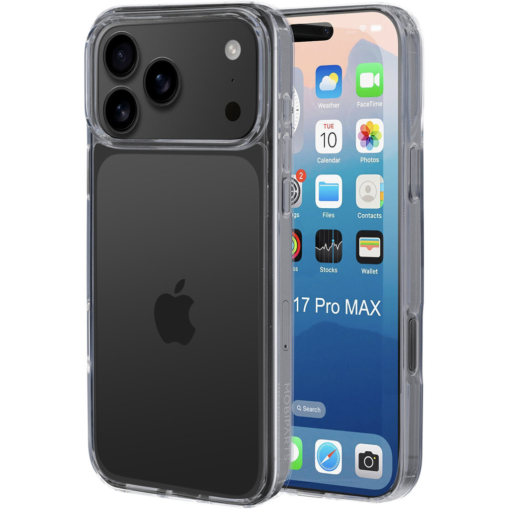 Mobiparts Mobiparts Classic Hardcover voor iPhone 17 Pro Max - Transparant