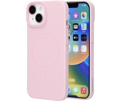 Mobiparts Mobiparts Slim Line Case voor iPhone 15 - MagSafe Compatibel - Blush Pink