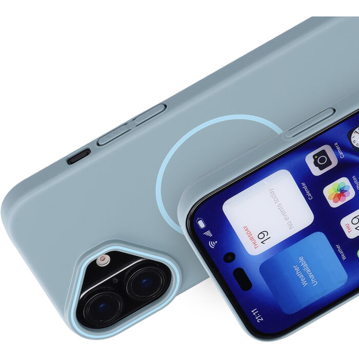 Mobiparts Mobiparts Slim Line Case Apple iPhone 16 (MagSafe Compatible) Sage Green