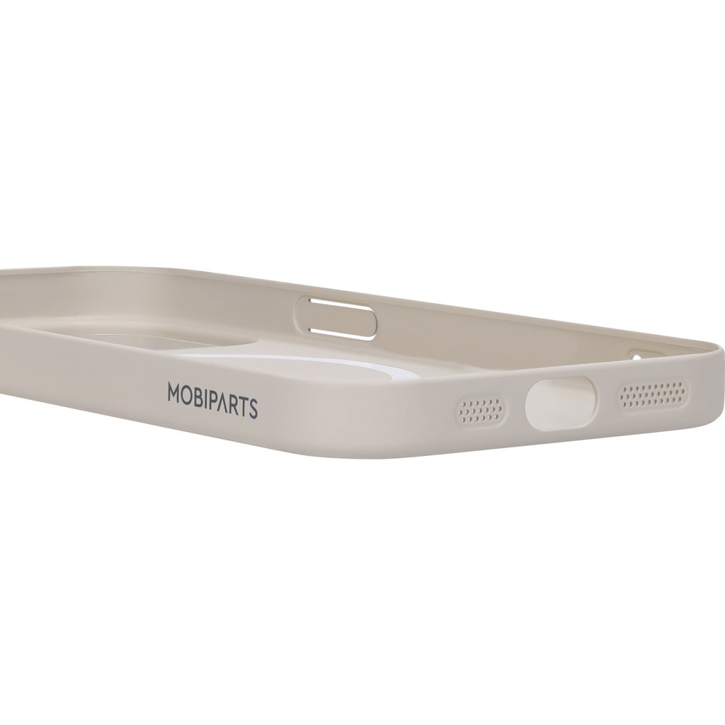 Mobiparts Mobiparts Slim Line Case Apple iPhone 16 (MagSafe Compatible) Off White