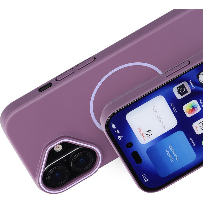 Mobiparts Mobiparts Slim Line Case iPhone 16 MagSafe - Imperial Purple