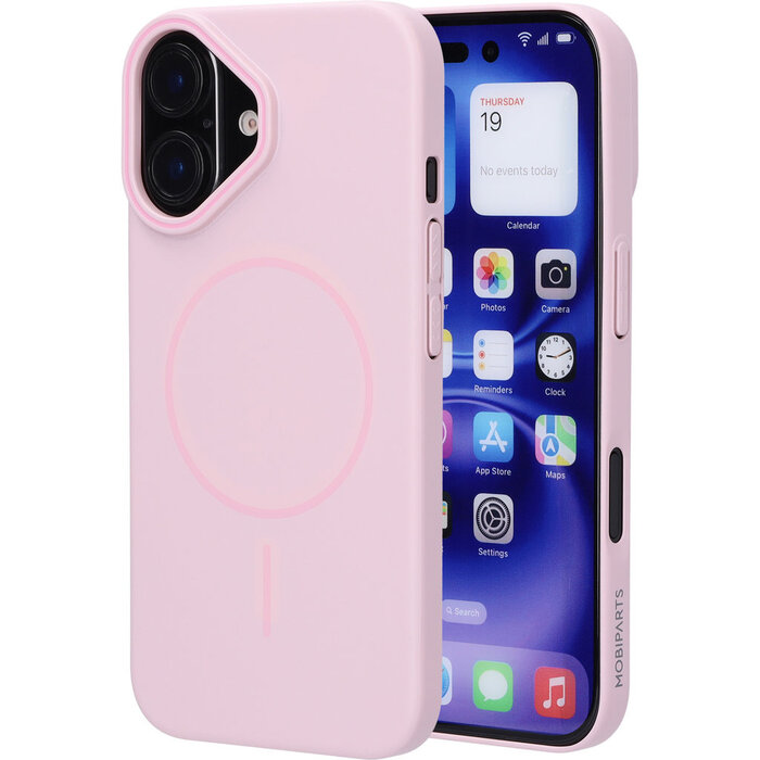 Mobiparts Mobiparts Slim Line Case iPhone 16 - MagSafe - Blush Pink