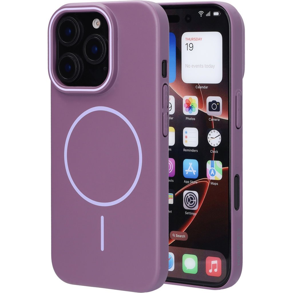 Mobiparts Mobiparts Slim Line Case Apple iPhone 16 Pro (MagSafe Compatible) Imperial Purple