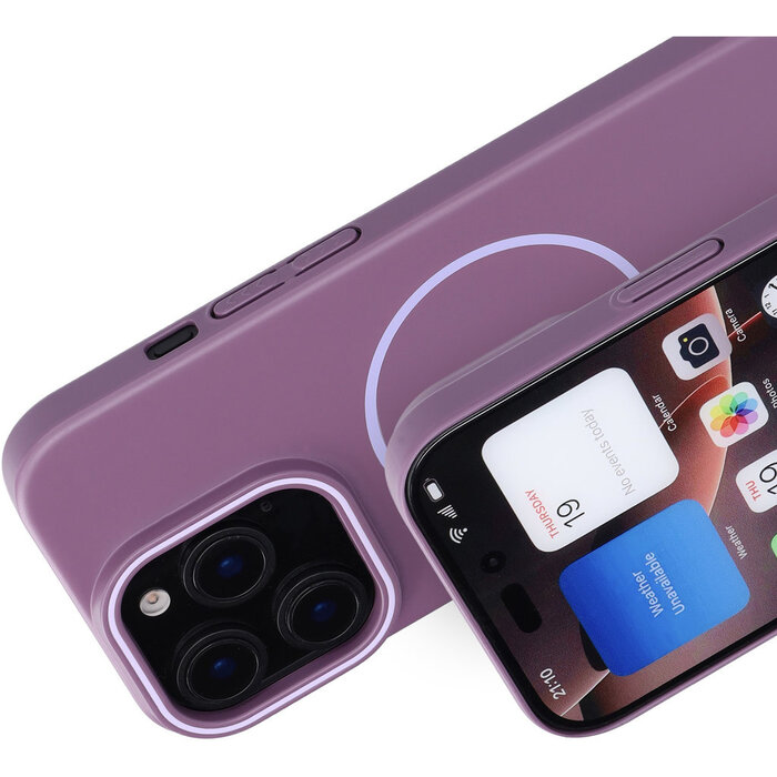 Mobiparts Mobiparts Slim Line Case voor iPhone 16 Pro - MagSafe - Imperial Purple