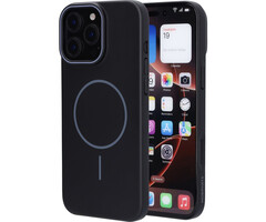 Mobiparts Mobiparts Slim Line Case voor iPhone 16 Pro Max - MagSafe - Onyx Black