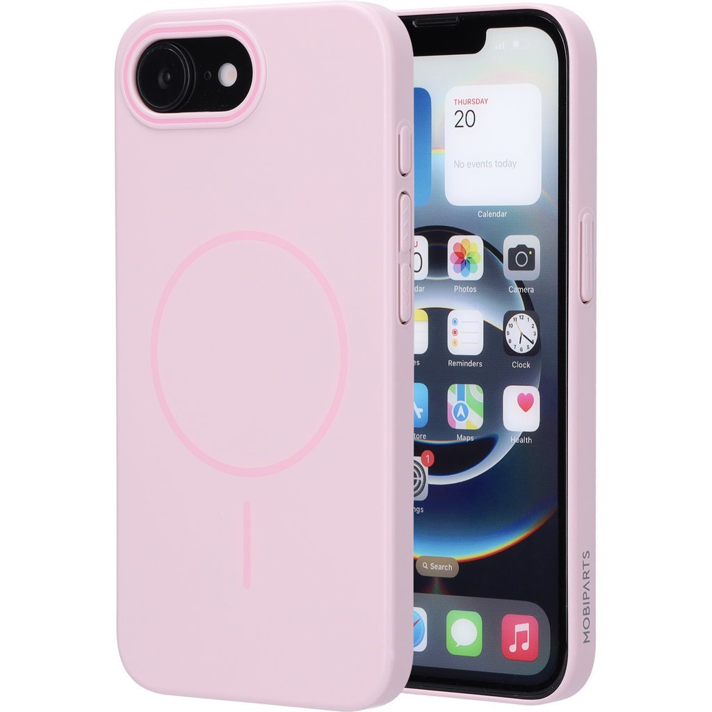 Mobiparts Mobiparts Slim Line Case Apple iPhone 17e/16e (MagSafe Compatible) Blush Pink