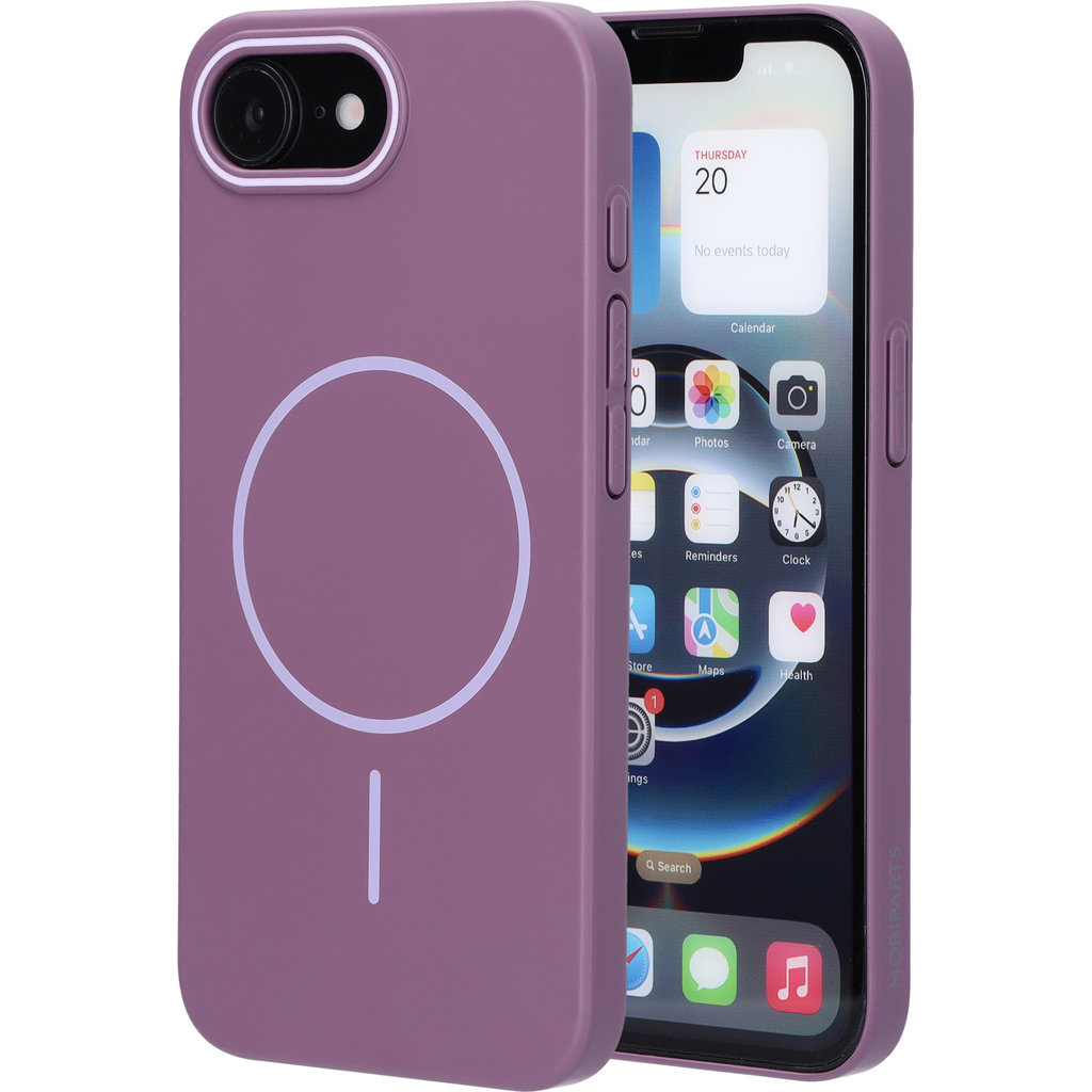Mobiparts Mobiparts Slim Line MagSafe Case voor iPhone 17e / 16e - Imperial Purple