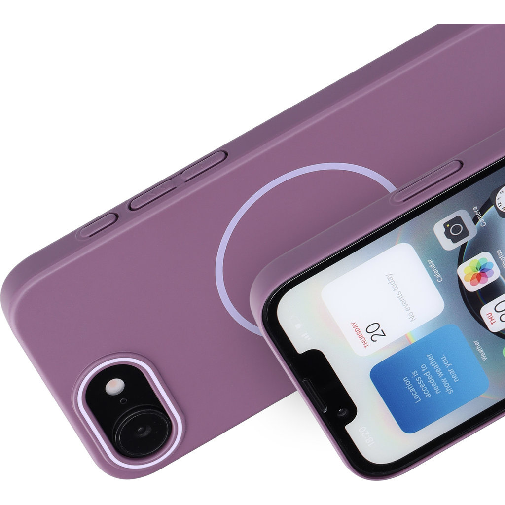 Mobiparts Mobiparts Slim Line MagSafe Case voor iPhone 17e / 16e - Imperial Purple