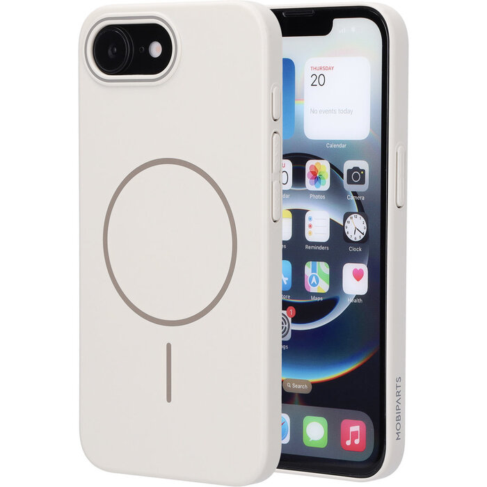 Mobiparts Mobiparts Slim Line Case iPhone 17e/16e MagSafe Off White