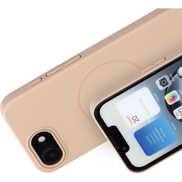 Mobiparts Mobiparts Slim Line Case Apple iPhone 17e/16e (MagSafe Compatible) Dune Sand