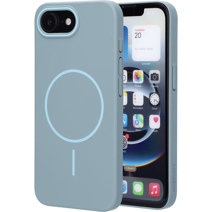 Mobiparts Mobiparts Slim Line MagSafe Case voor iPhone 17e / 16e - Sage Green