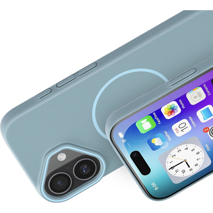 Mobiparts Mobiparts Slim Line Case Apple iPhone 17 (MagSafe Compatible) Sage Green