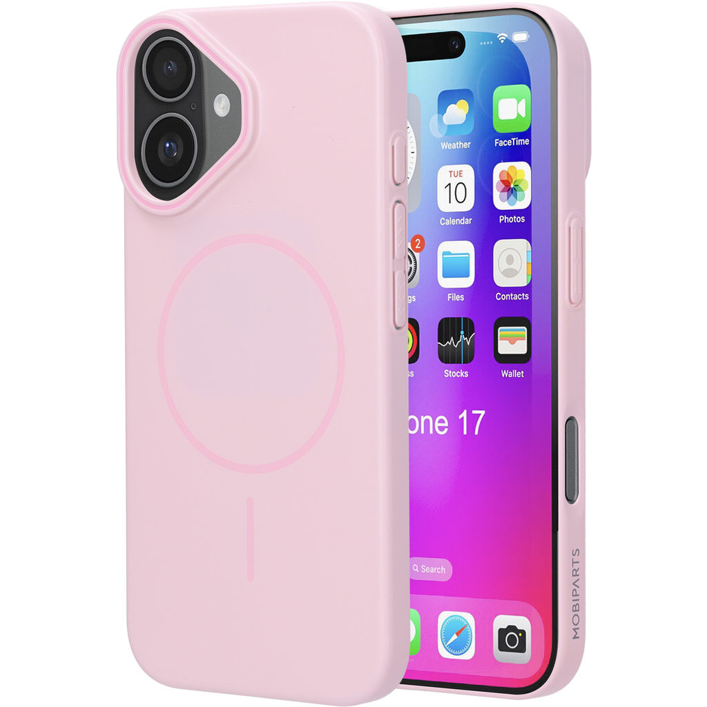 Mobiparts Mobiparts Slim Line Case voor iPhone 17 - MagSafe - Blush Pink