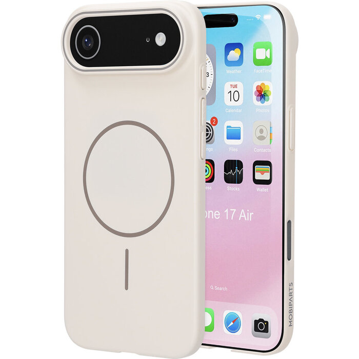 Mobiparts Mobiparts Slim Line Case iPhone Air - MagSafe Compatibel - Off White