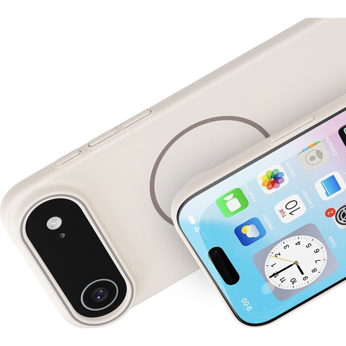 Mobiparts Mobiparts Slim Line Case iPhone Air - MagSafe Compatibel - Off White