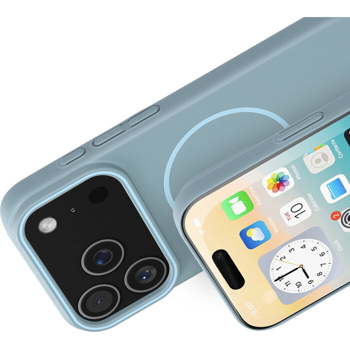 Mobiparts Mobiparts Slim Line Case Apple iPhone 17 Pro (MagSafe Compatible) Sage Green