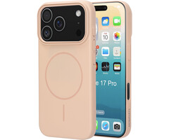Mobiparts Mobiparts Slim Line Case voor iPhone 17 Pro - MagSafe Compatibel - Dune Sand
