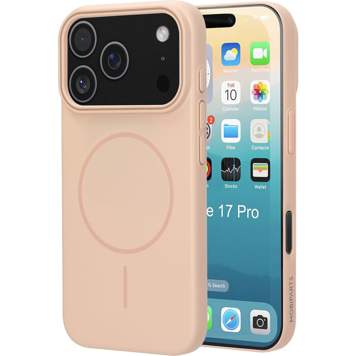 Mobiparts Mobiparts Slim Line Case voor iPhone 17 Pro - MagSafe - Dune Sand