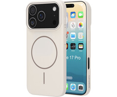 Mobiparts Mobiparts Slim Line Case voor iPhone 17 Pro - MagSafe Compatibel - Off White