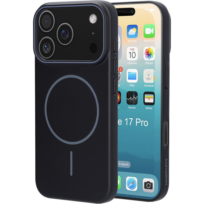 Mobiparts Mobiparts Slim Line Case iPhone 17 Pro - MagSafe - Onyx Black