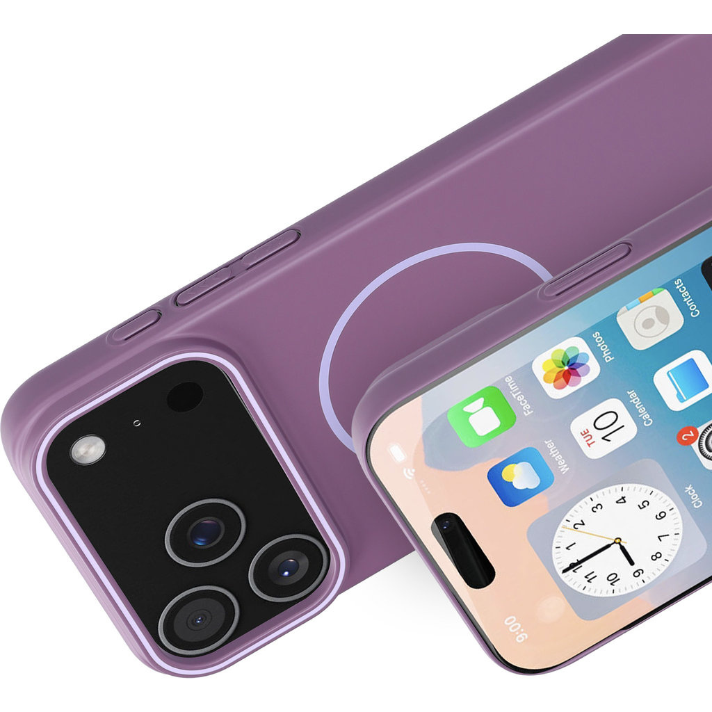 Mobiparts Mobiparts Slim Line Case iPhone 17 Pro Max MagSafe - Imperial Purple