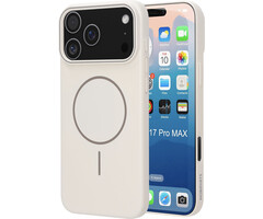 Mobiparts Mobiparts Slim Line Case voor Apple iPhone 17 Pro Max - MagSafe - Off White
