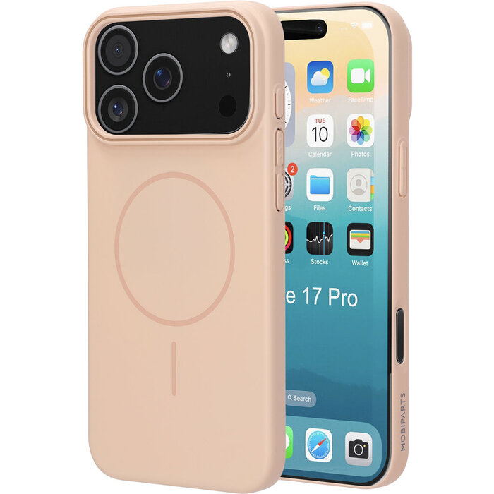 Mobiparts Mobiparts Slim Line Case voor iPhone 17 Pro Max - MagSafe - Dune Sand
