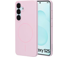 Mobiparts Mobiparts Slim Line Case voor Samsung Galaxy S25 - MagSafe - Blush Pink