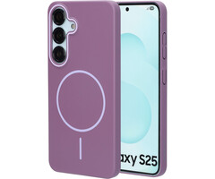 Mobiparts Mobiparts Slim Line Case voor Samsung Galaxy S25 - MagSafe - Imperial Purple