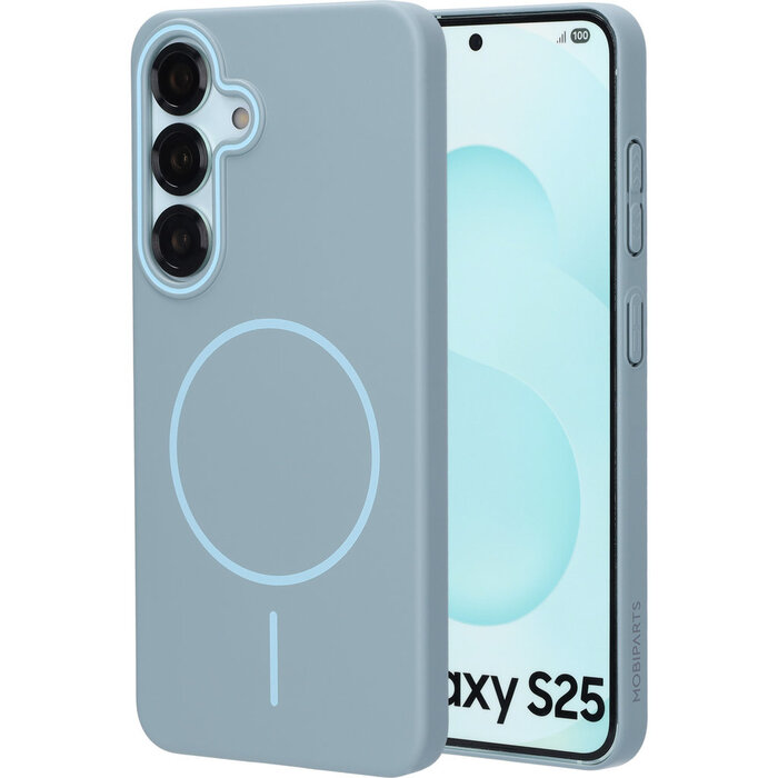 Mobiparts Mobiparts Slim Line Case Samsung Galaxy S25 (MagSafe Compatible) Sage Green