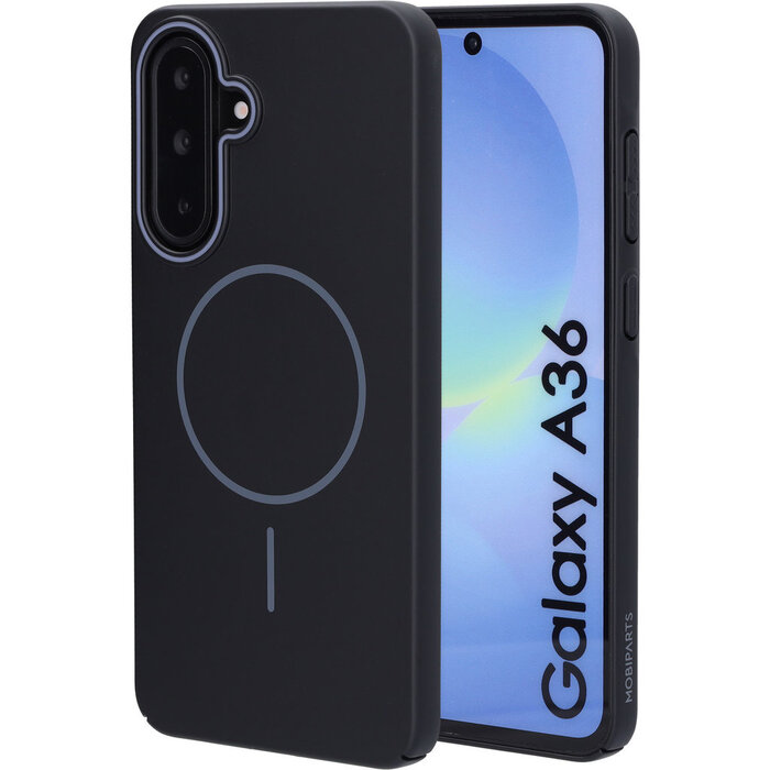 Mobiparts Mobiparts Slim Line Case Samsung Galaxy A36 (MagSafe Compatible) Onyx Black