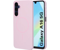 Mobiparts Mobiparts Slim Line Case voor Samsung Galaxy A16 - MagSafe - Blush Pink