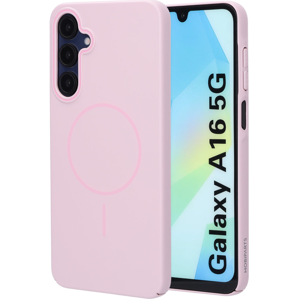 Mobiparts Mobiparts Slim Line Case voor Samsung Galaxy A16 - MagSafe - Blush Pink