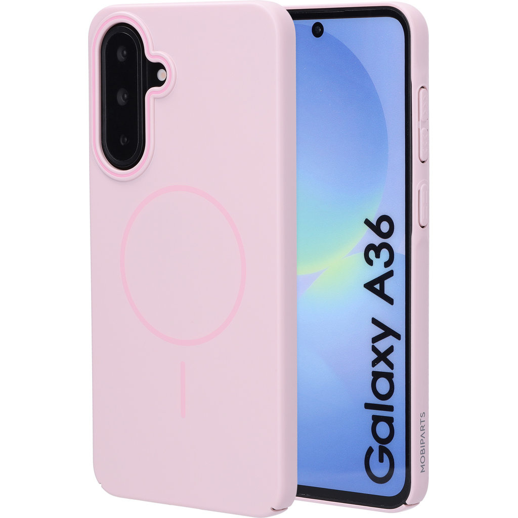Mobiparts Mobiparts Slim Line Case voor Samsung Galaxy A36 - MagSafe - Blush Pink