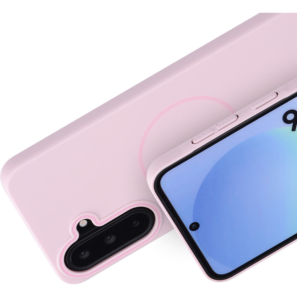 Mobiparts Mobiparts Slim Line Case voor Samsung Galaxy A36 - MagSafe - Blush Pink