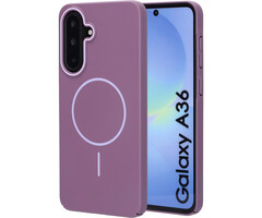 Mobiparts Mobiparts Slim Line Case voor Samsung Galaxy A36 - MagSafe - Imperial Purple