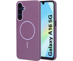 Mobiparts Mobiparts Slim Line Case voor Samsung Galaxy A16 - MagSafe - Imperial Purple