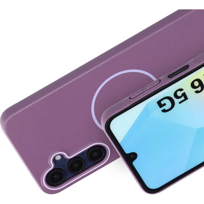 Mobiparts Mobiparts Slim Line Case Samsung Galaxy A16 (MagSafe Compatible) Imperial Purple