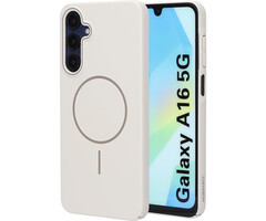 Mobiparts Mobiparts Slim Line Case voor Samsung Galaxy A16 - MagSafe Compatibel - Off White