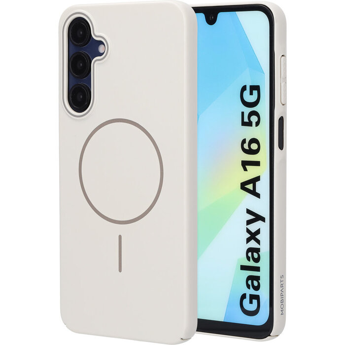 Mobiparts Mobiparts Slim Line Case Samsung Galaxy A16 (MagSafe Compatible) Off White