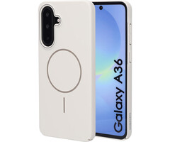 Mobiparts Mobiparts Slim Line Case voor Samsung Galaxy A36 - MagSafe Compatibel - Off White